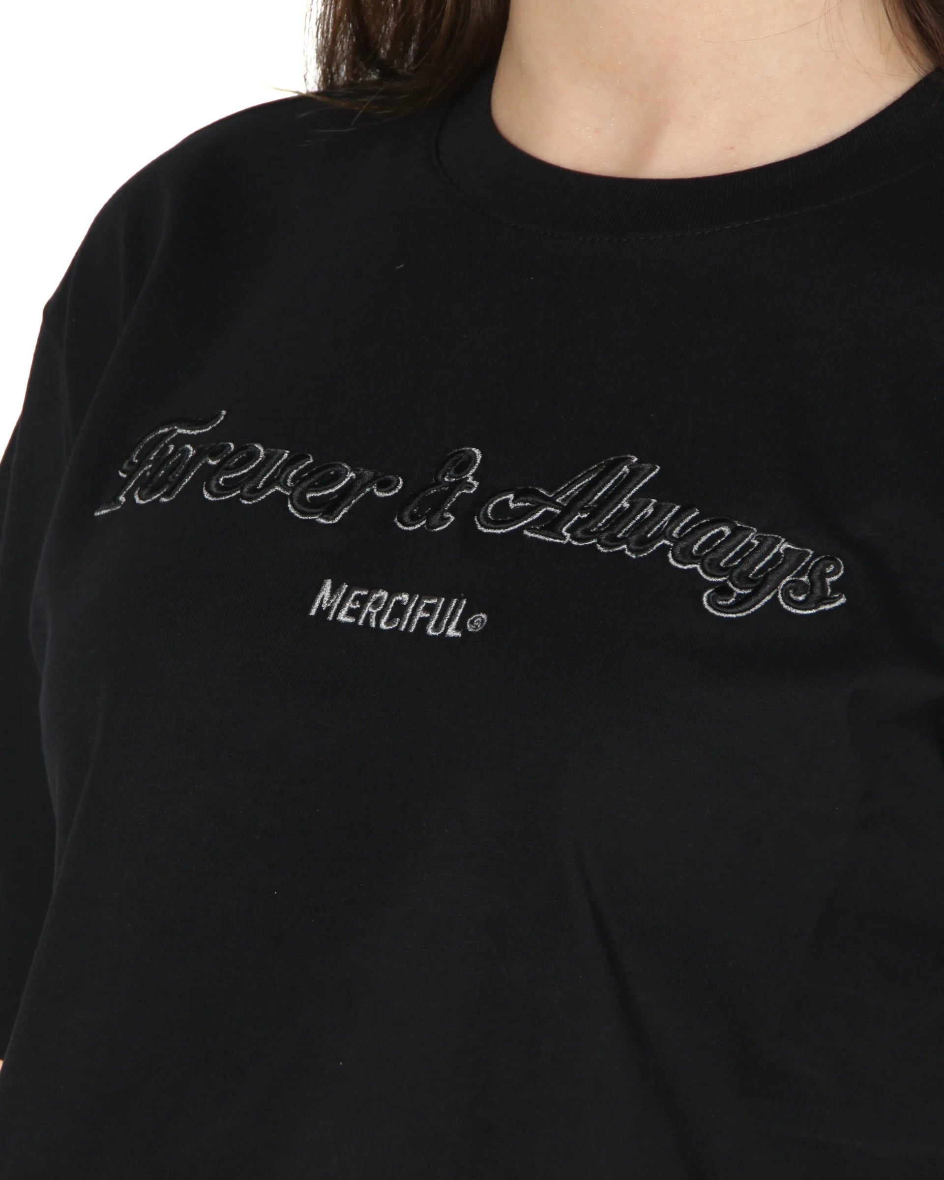 Oversized Crop T-Shirt 3D Evali
