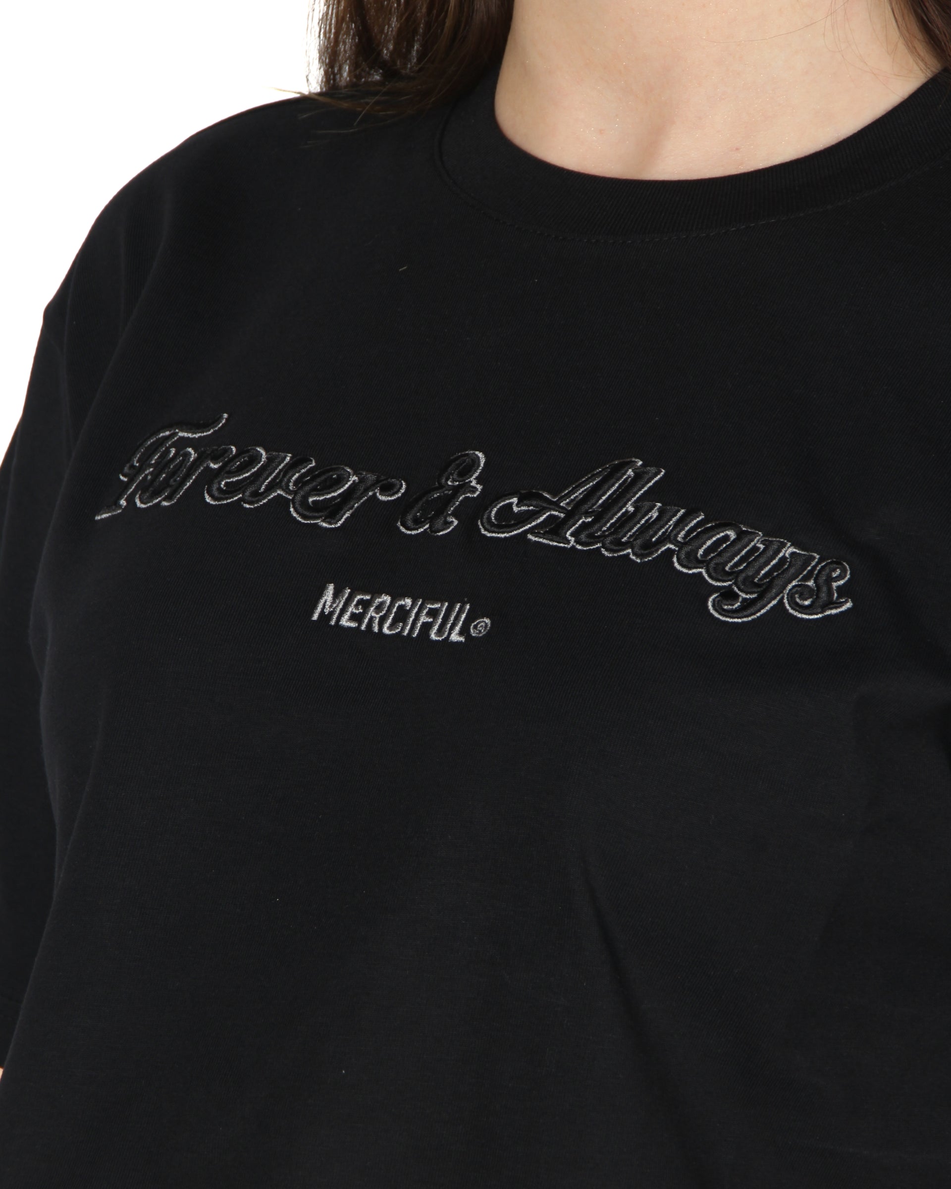 Oversized Crop T-Shirt 3D Evali